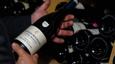 bouteille de vin, Restaurant gastronomique Ed.EM Puligny Montrachet